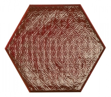 Керамогранит Prissmacer Rain Dec Bordeaux Mist 19,8x22,8 глянцевый