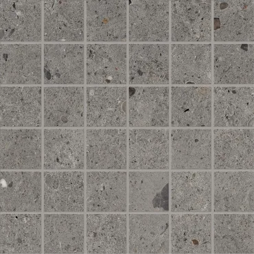 Мозаика Provenza Ego Mosaico 5X5 Grigio Scuro EGXS 30x30 натуральная