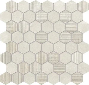 Мозаика Provenza Eureka Mosaico Esagona Bianco EF4F 30x30 матовая