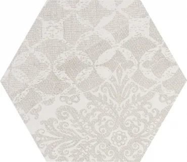 Декоративный элемент Provenza Gesso Esagona Patchwork Natural White E3F0 25,5x29,4 матовый