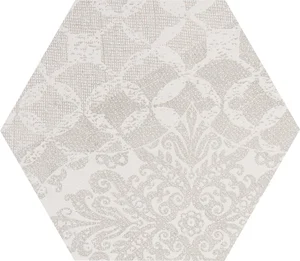 Декоративный элемент Provenza Gesso Esagona Patchwork Natural White E3F0 25,5x29,4 матовый