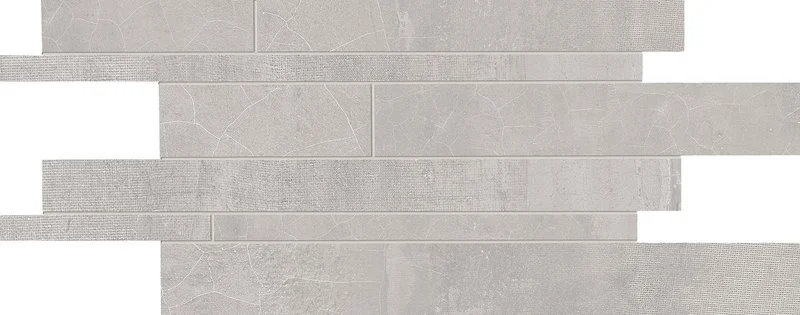 Мозаика Provenza Gesso Listelli Sfalsati Pearl Grey E3ER 30x60 матовая