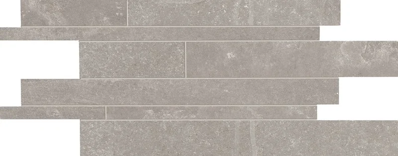 Мозаика Provenza Groove Listelli Sfalsati Bright Grey E3G2 30x60 матовая