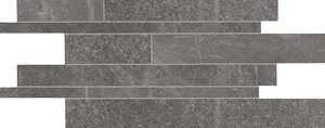 Мозаика Provenza Groove Listelli Sfalsati Mistique Black E3G3 30x60 матовая