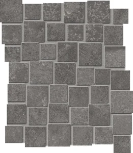 Мозаика Provenza Groove Mosaico Penta Mistique Black E3GH 28,7x33 матовая