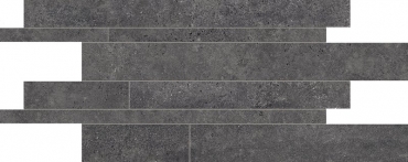 Мозаика Provenza Re-Play Concrete Listelli Sfalsati Anthracite EKGM 30x60 матовая
