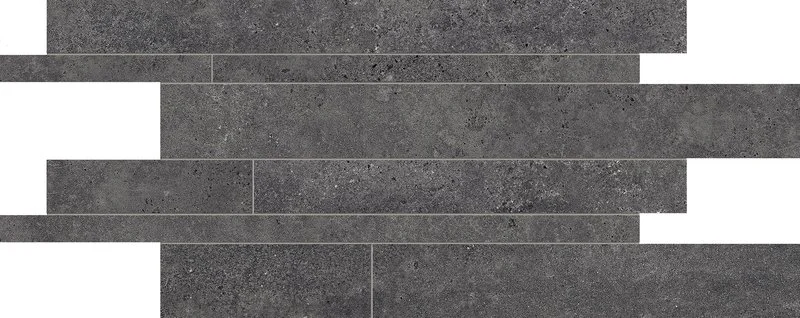 Мозаика Provenza Re-Play Concrete Listelli Sfalsati Anthracite EKGM 30x60 матовая