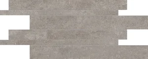 Мозаика Provenza Re-Play Concrete Listelli Sfalsati Dark Grey EKGL 30x60 матовая
