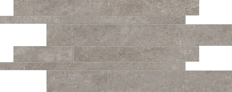 Мозаика Provenza Re-Play Concrete Listelli Sfalsati Dark Grey EKGL 30x60 матовая
