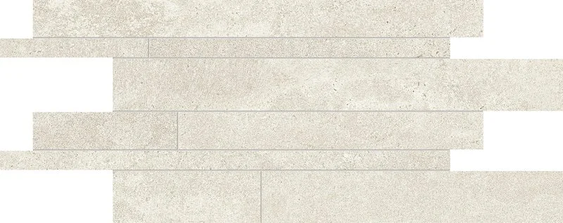 Мозаика Provenza Re-Play Concrete Listelli Sfalsati White EKGH 30x60 матовая