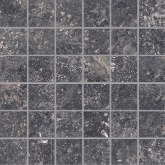 Unique Bleu Mosaico 5X5 Anthracite Ancienne Naturale EHRM