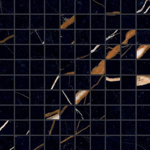 Мозаика Provenza Unique Marble Mosaico 3X3 Sahara Noir Lappato EL67 30x30 лаппатированная