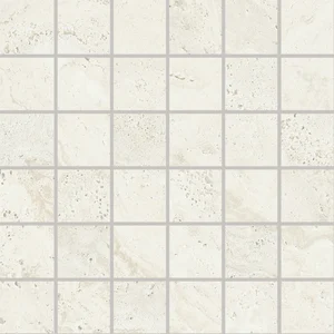Мозаика Provenza Unique Travertine Mosaico 5X5 Minimal White Naturale EJDW 30x30 натуральная