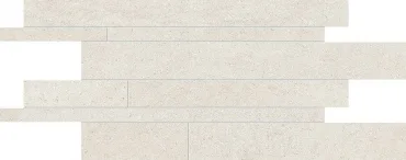 Мозаика Provenza Vulcanika Listelli Sfalsati Lavika White EF5Q 30x60 матовая