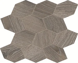 Мозаика Provenza Provoak Mosaico Turtle Grigio R30PV8 29,8x31,6 матовая