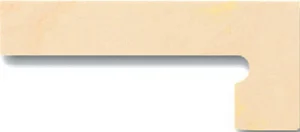 Спецэлемент Venatto Pulido Zanquin Drch. Beige Maya 19x42,4 полированный