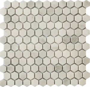 Мозаика Q-Stones QS-Hex001-25P/10 30,5x30,5 матовая
