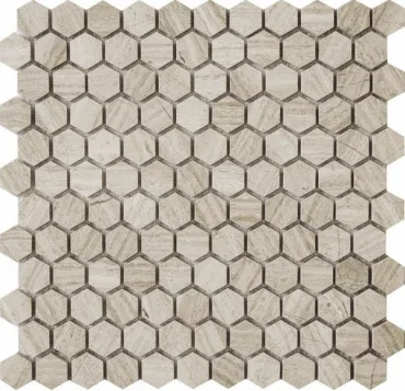 Мозаика Q-Stones QS-Hex011-25H/10 30,5x30,5 матовая