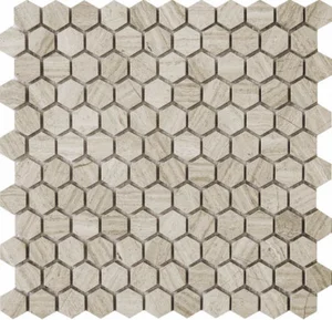 Мозаика Q-Stones QS-Hex011-25H/10 30,5x30,5 матовая