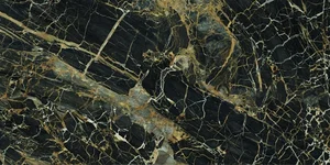 Керамогранит Qua Black Golden Full Lap QUA0013 60x120 лаппатированный