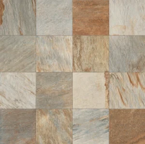 Керамогранит Impronta Quarzite Multicolor rett 60x60 матовый