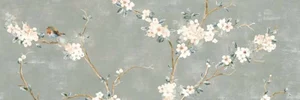 Декоративный элемент Ragno Mixed Verde Decoro Fiori di Pesco A Rett. RA1N 40x120 матовый