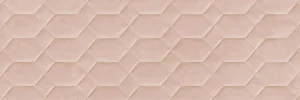 Плитка Ragno Resina Rosa Struttura Bee 3D Rett R79P 40x120 структурированная