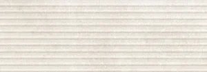 Плитка Ragno Travertino Wall RCUM Struttura 3D Dorica Cross Bianco Rett 40x120 структурированная