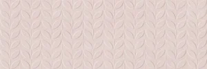 Плитка Ragno Vida Struttura Foglia 3D Rosa Rett RA6M 30x90 матовая