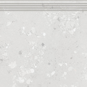 Ступень Rako Castone White Grey DCP62855 60x60 матовая