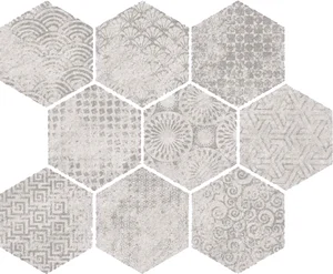 Мозаика Vives Raw-SP Blanco 27x33 матовая