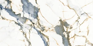Керамогранит Realistik Andes Blanco Gold Blue Carving 60x120 матовый