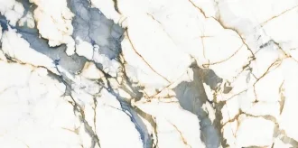 Andes Blanco Gold Blue Polished
