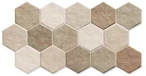 Керамогранит Realonda Stonehenge Hex Earth 26,5x51 матовый