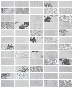 Мозаика Onix Mosaico Rev. Marbelous Flowers Malla 26,2x31,8 глянцевая