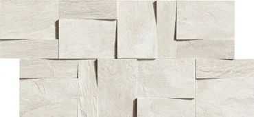 Декоративный элемент Rex Ardoise Modulo Muretto 3D Blanc 739368 30x30 матовый