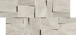 Декоративный элемент Rex Ardoise Modulo Muretto 3D Gris 739372 30x30 матовый