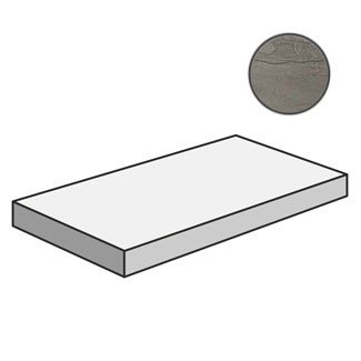 Ступень Rex Ardoise Plombe Gradino Dx/Sx 739340 33x120 матовая