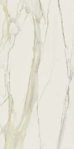Керамогранит Rex I Classici Di Rex Calacatta Gold Open Book A Matte Ret 6mm 753283 160x320 матовый