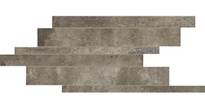 Декоративный элемент Rex Matieres Modulo Listello Sfalsato Gris 755938 21x40 матовый