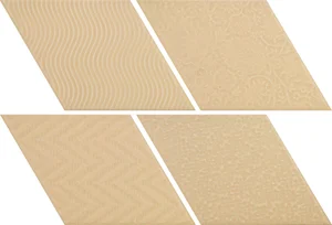 Плитка Equipe Rhombus Cream 14x24 матовая