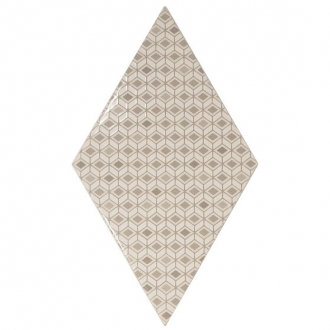 Rhombus Pattern Cream