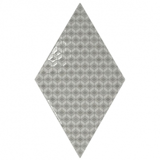 Rhombus Pattern Grey