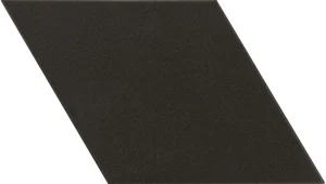 Плитка Equipe Rhombus Smooth Black 14x24 матовая