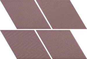 Плитка Equipe Rhombus Violet 14x24 матовая