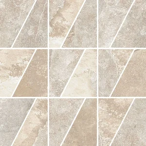 Мозаика RHS Rondine Ardesie Beige Mosaico Trapezio J87175 30x30 матовая