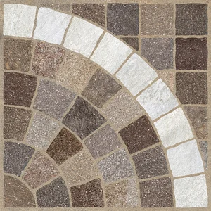 Керамогранит RHS Rondine Aurelia Bruno Arco Bianco J88239 60,5x60,5 структурированный