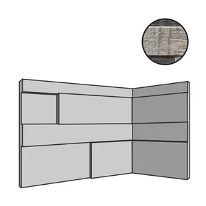Спецэлемент RHS Rondine Inwood 3D Black Ang Int J87359 10x20 матовый