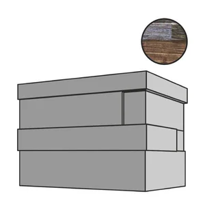 Спецэлемент RHS Rondine Inwood 3D Multicolor Ang Est J87357 10x20 матовый