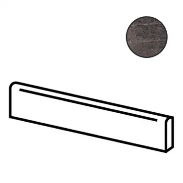 Бордюр RHS Rondine Inwood Battiscopa Black Bat J87099 7,5x100 матовый